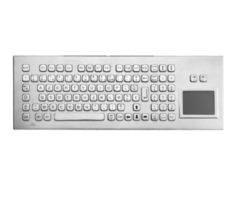 IP65 teclado compacto de computador industrial com touchpad