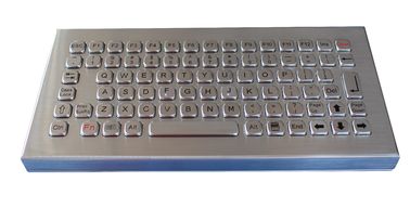 Vândalo de aço inoxidável do teclado industrial dinâmico do metal do Desktop resistente