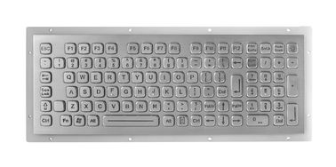 Prova dinâmica da água do teclado industrial da montagem do painel de 102 chaves de aço inoxidável