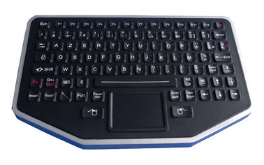Teclado industrial do silicone liso do Desktop, teclado numérico da borracha de silicone com alojamento opcional