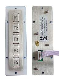 Teclado numérico da montagem do painel da prova do vândalo, chaves industriais do teclado numérico 5 da função da matriz