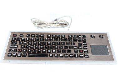 IP68 Waterproof o teclado compacto militar Ruggedized com C.C. das chaves 5V do Touchpad 89