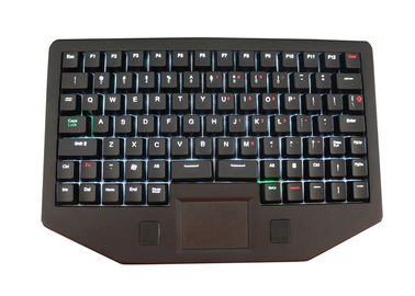 91 teclado mecânico Backlit plástico da linha central ótica das chaves IP68 com Touchpad