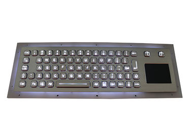 teclado sem fio do curso chave de 2mm com o quiosque de aço inoxidável IP67 do Touchpad