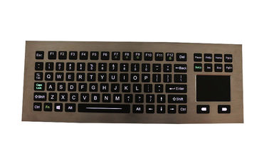 Retroiluminado impermeável dinâmico industrial das chaves IP67 do teclado de computador 88 do polímero