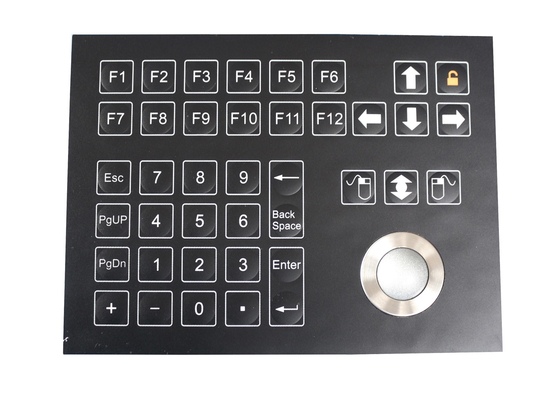 Trackball ótico dinâmico industrial do teclado numérico IP67 800DPI da membrana do interruptor de Omron