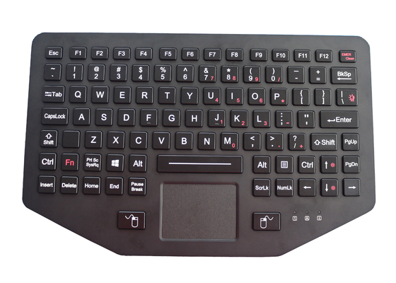Chaves militares ásperas do teclado 90 da compatibilidade eletrónica USB do ESD com curso 1.0mm