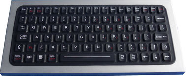 A borracha de silicone IP68 ruggedized o teclado com alojamento de alumínio selado do metal para o laboratório, clínica