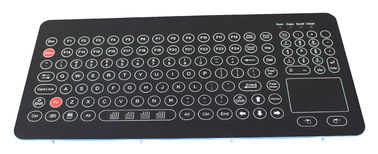 teclado de membrana de 120 chaves com touchpad e funções e chaves do FN
