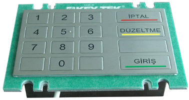 Teclado numérico da máquina de venda automática do metal da montagem do painel traseiro com relação 4 de USB pelo teclado 4
