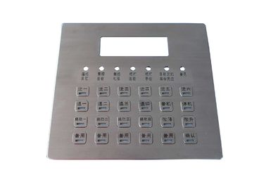 24 teclados 304 de aço inoxidável conduzidos personalizados dinâmicos das chaves impermeáveis
