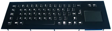Vândalo durável do teclado preto industrial dinâmico ultra fino do metal IP65 resistente