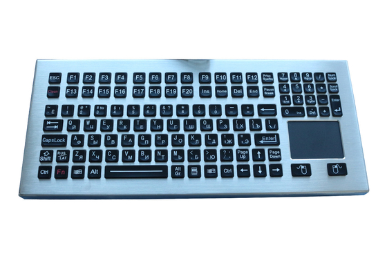Touchpad integrado Marine Keyboard Vandal Proof With industrial de 116 chaves