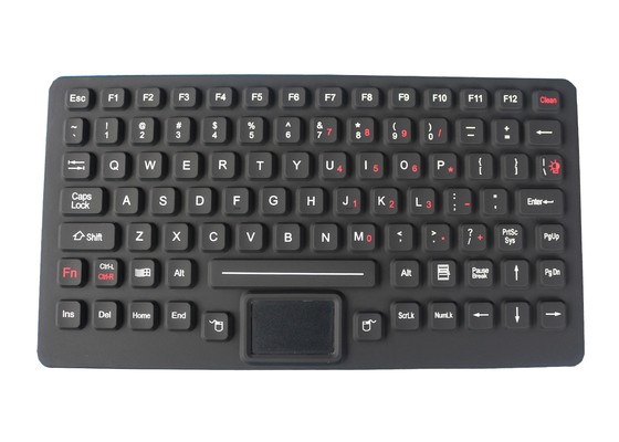 Dinâmico impermeável das chaves IP67 do teclado 89 do Touchpad do silicone selado