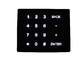 16 de aço inoxidável escovados retroiluminados durável do teclado numérico numérico do metal das chaves