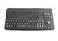 A montagem preta do painel de 120 chaves Ruggedized o teclado com o Trackball ótico de 25mm
