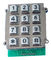 Matriz de ponto resistente Backlit Ruggedized do teclado do vândalo do teclado de 12 chaves