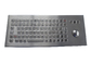 O vândalo IP68 impermeável impermeabiliza o teclado industrial do metal com Trackball