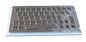 47 teclado compacto do metal da montagem do painel do formato IP65 das chaves mini com porto PS/2