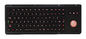 IP65 85 fecha o teclado industrial preto à prova de explosões com trackball retroiluminado