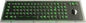 Metal à prova de explosões teclado Backlit de USB com Trackball óptico