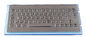 Teclado industrial do metal do formato compacto mini/teclado áspero IP65 do quiosque