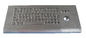 IP65 waterproof o teclado de aço inoxidável montável do metal do quiosque com trackball