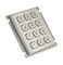 Mini teclado numérico numérico mouting industrial do metal de aço do painel traseiro com USB ou relação RS232
