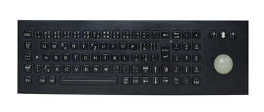 A cor preta iluminou o teclado retroiluminado de USB com CE mecânico do trackball, FCC, ROHS
