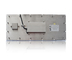 IP65 preto Marine Keyboard Backlit Vandal Resistant  Áspero de aço inoxidável