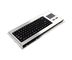 Luminoso militar áspero do teclado IP68 da compatibilidade eletrónica do silicone com Touchpad