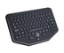 Esteja o teclado iluminado industrial sozinho com cor do preto do trackball