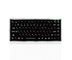 Teclado de Dot Matrix Ruggedized Keyboard Marine de 86 chaves com retroiluminado