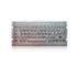 MINI 64 chaves do teclado de aço inoxidável industrial dinâmico da prova do vândalo IP65