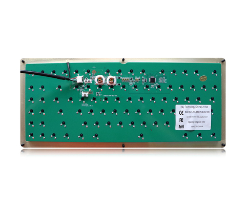 Teclado mecânico especial militar encaixado áspero com relação de USB