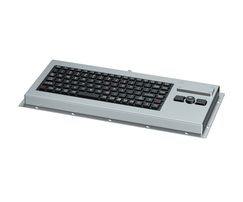89 teclas teclado militar IP67 teclado de borracha de silicone incorporado