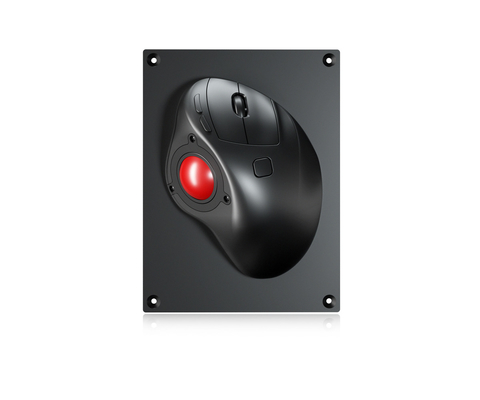 Rato ergonômico do Trackball da categoria IPX6 militar com 3 o módulo ótico do Trackball dos botões 34mm
