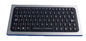 Stand Alone Desktop Industrial Keyboard Black Color With Metal Enclosure
