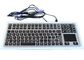 116 teclado industrial de aço inoxidável de Vandproof do preto das chaves IP67 com Touchpad