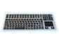 116 teclado industrial de aço inoxidável de Vandproof do preto das chaves IP67 com Touchpad