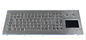 teclado de computador de aço inoxidável de 85 chaves com o touchpad para o quiosque industrial