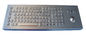 100 chaves riscam o teclado de aço inoxidável da prova com trackball óptico e o teclado numérico