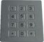 O metal 12 da matriz de ponto IP65 fecha o teclado numérico do telefone resistente do vândalo para industrial