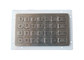 De aço inoxidável áspero impermeável do teclado numérico industrial dinâmico do metal da prova do vândalo IP67