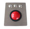 3 moudle militar do trackball da resina dos botões do rato IP65 com painel do metal
