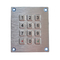 SUS304 escovou o metal que as chaves do teclado numérico numérico IK09 12 comprimem o formato para quiosque do banco