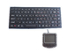 O teclado IP67 PS2 USB da compatibilidade eletrónica da liga de alumínio Ruggedized com o Touchpad 400DPI