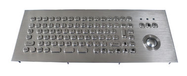 Teclado industrial da MINI montagem do painel de 81 chaves com o Trackball para o quiosque de informação