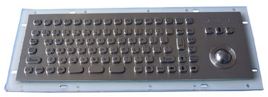 Teclado industrial do estojo compacto do quiosque do metal com Trackball Ruggedized